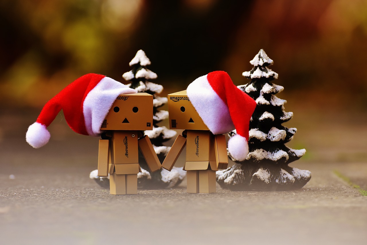 Image - danbo christmas figure together