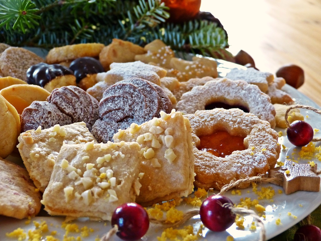 Image - christmas cookies cookie plate