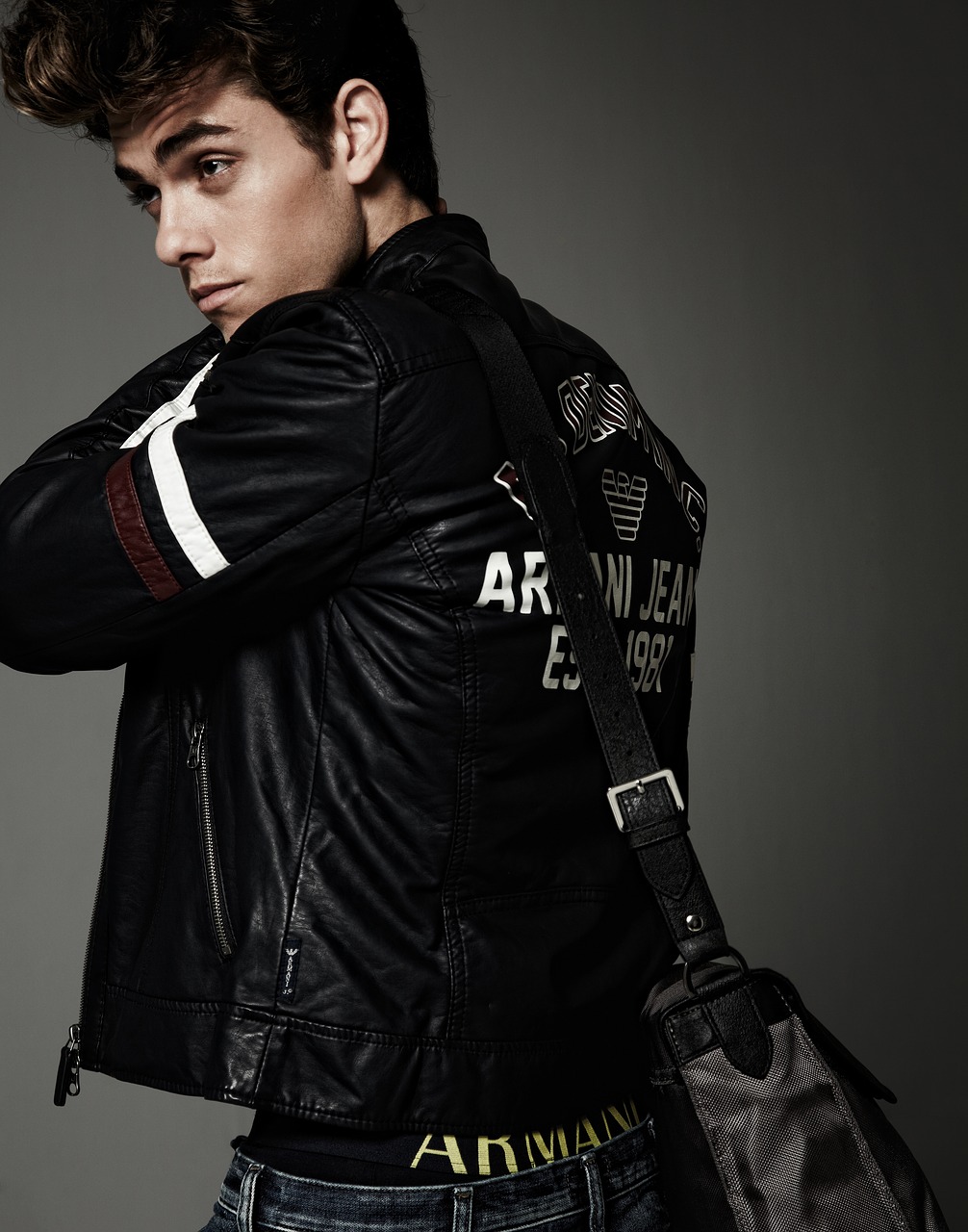 Image - fashion hair jacket leather jacket