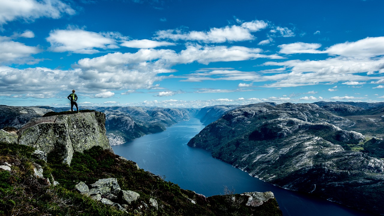 Image - adventure clouds hike landscape