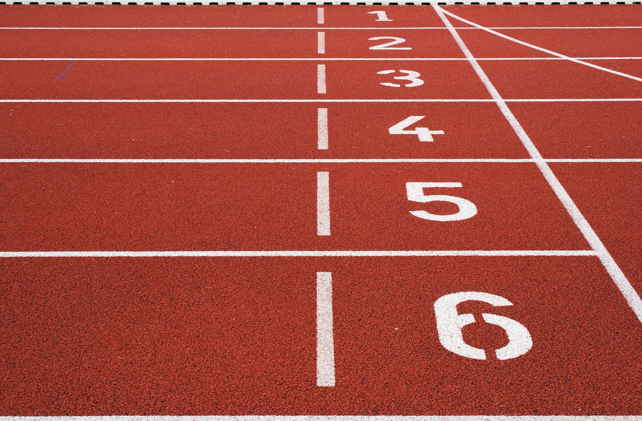 Image - athletic field ground lane lines