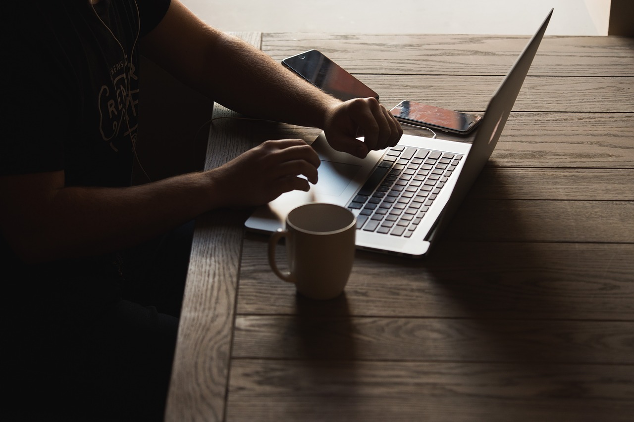 Image - computer cup gadgets laptop mug