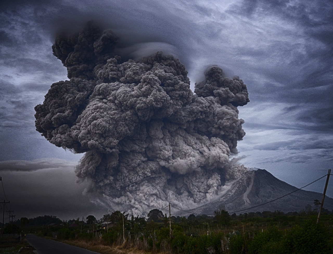 Image - ashes eruption landscape outdoors