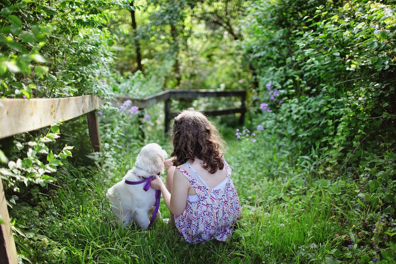 Image - beautiful blue flowers child