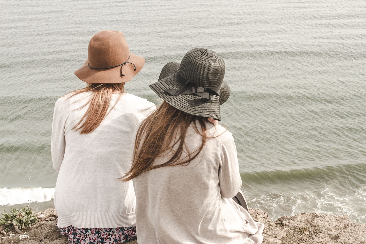 Image - beach hats ocean outdoors people