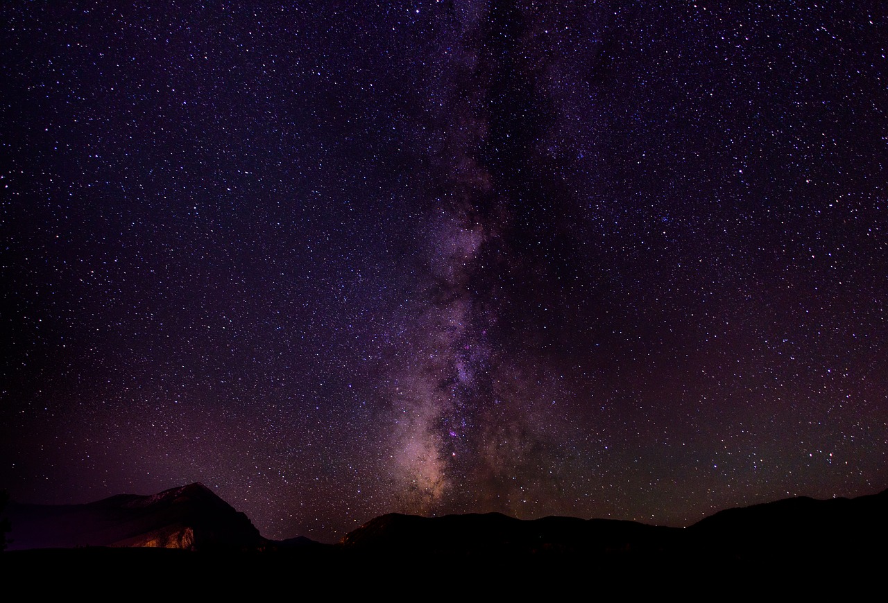 Image - astronomy cosmos dark milky way