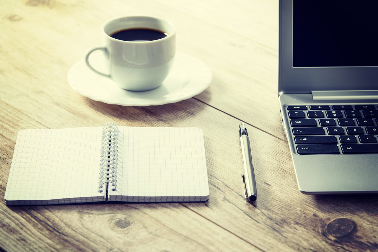 Image - coffee computer cup desk drink