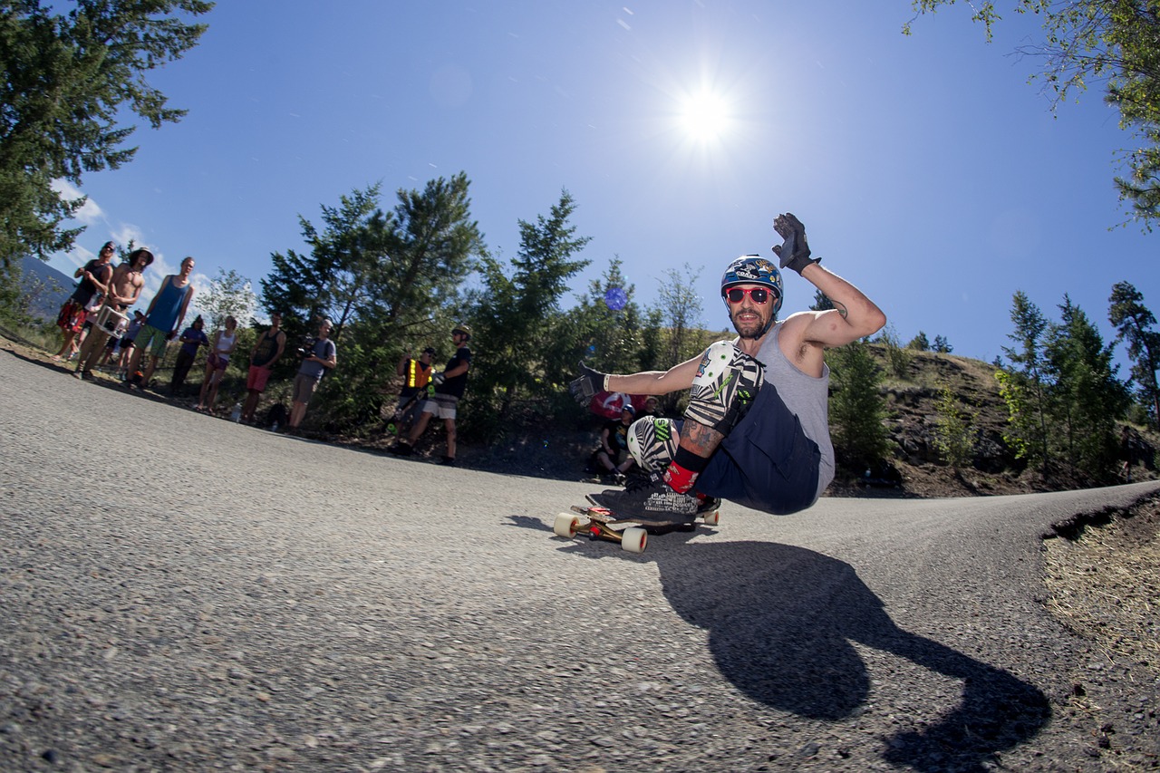 Image - skateboarding longboard skater