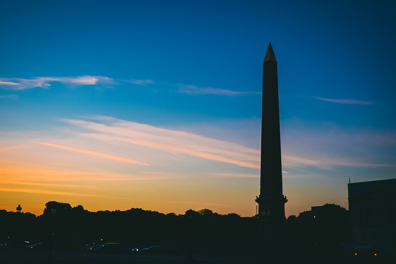 Image - sunset example calm monument