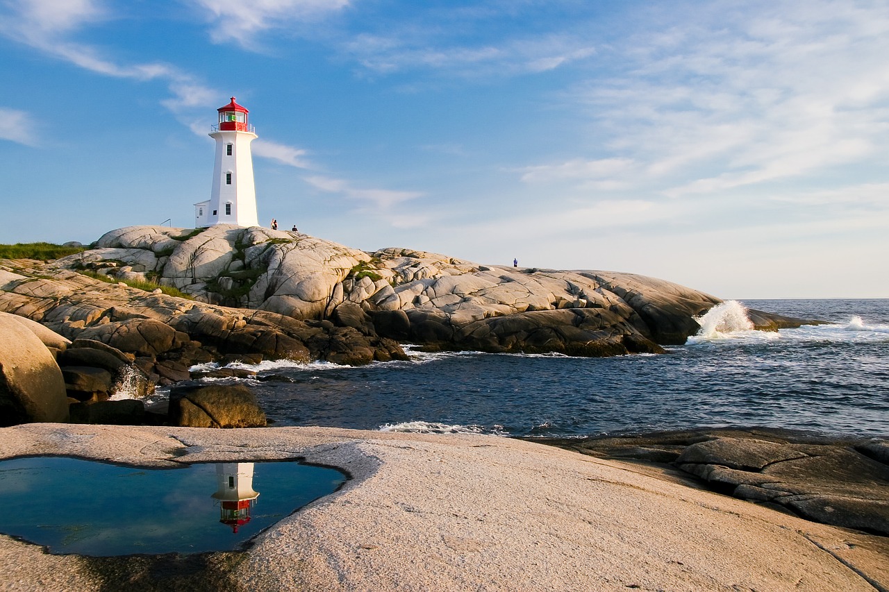 Image - lighthouse ocean sea coast travel