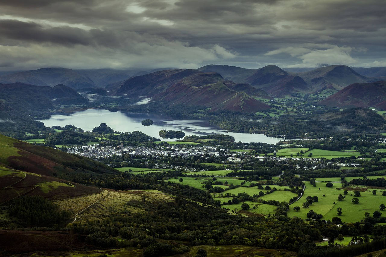 Image - keswick lake district england uk