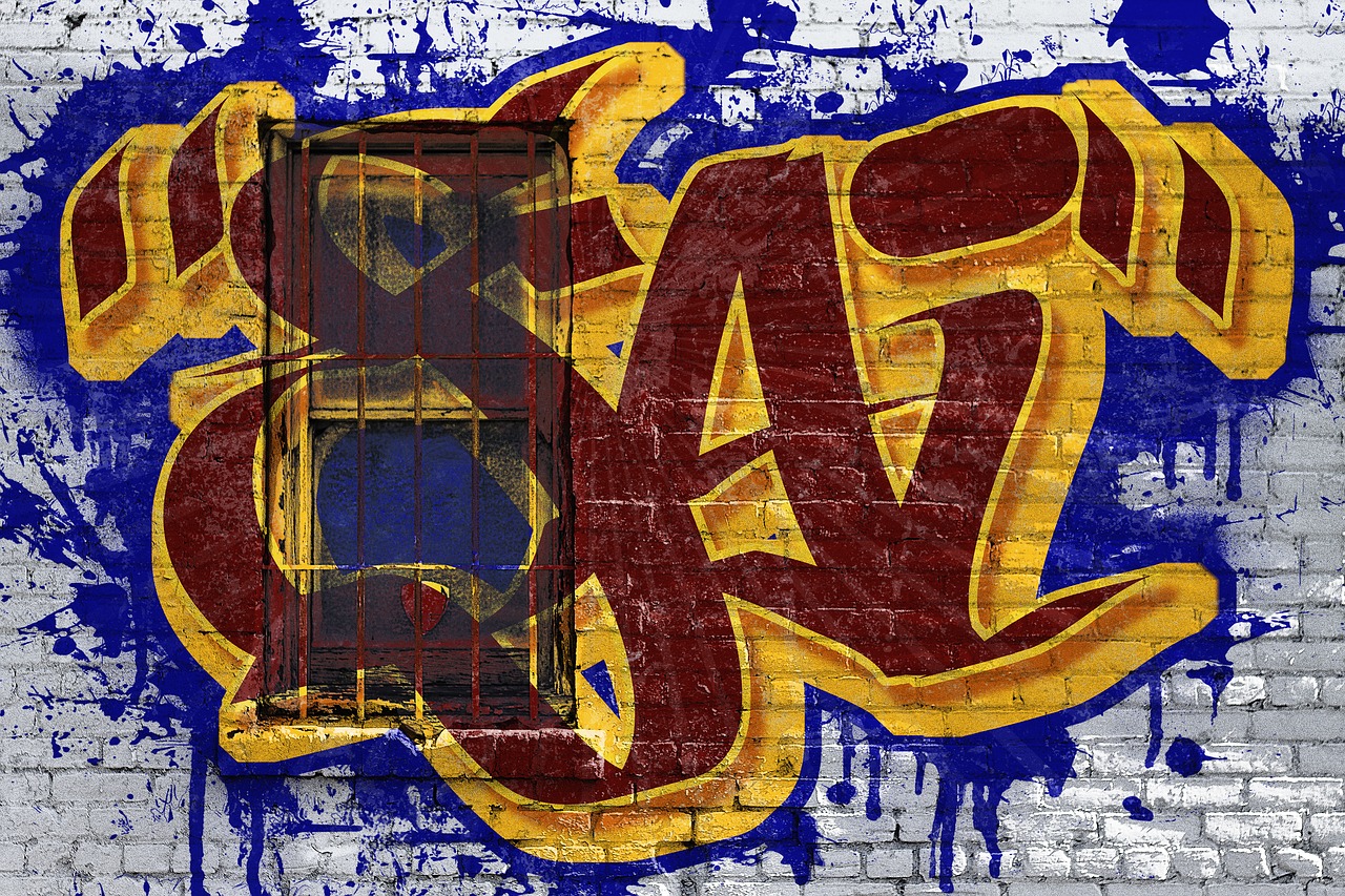 Image - background graffiti grunge