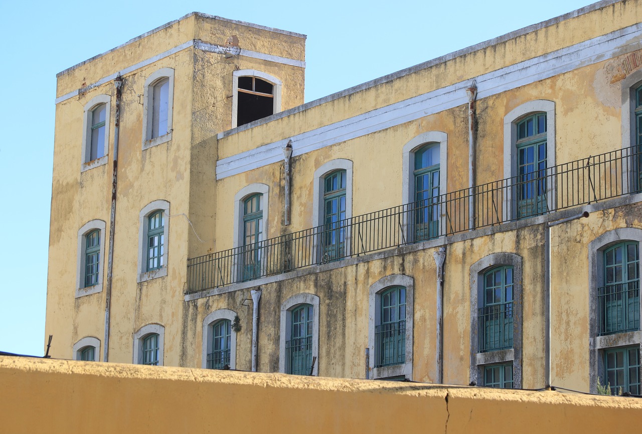 Image - portugal faro building wall