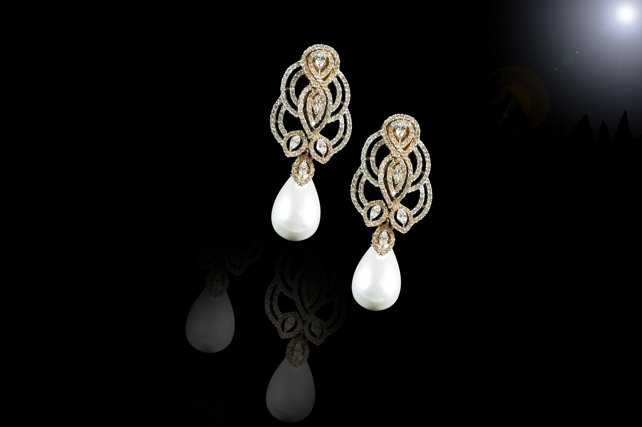 Image - rose gold jewellery earring