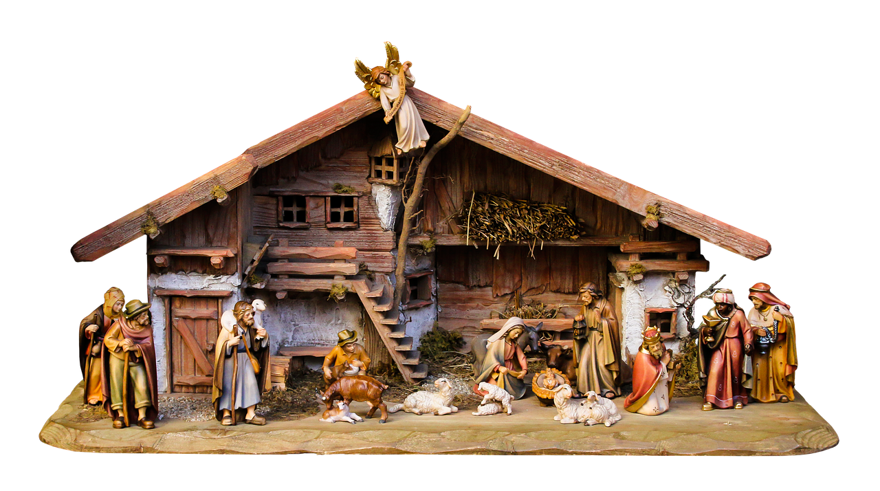 Image - christmas nativity scene crib