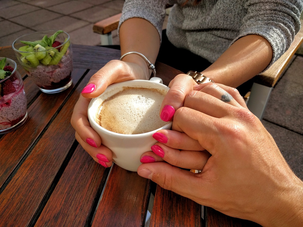 Image - coffee romance couple love