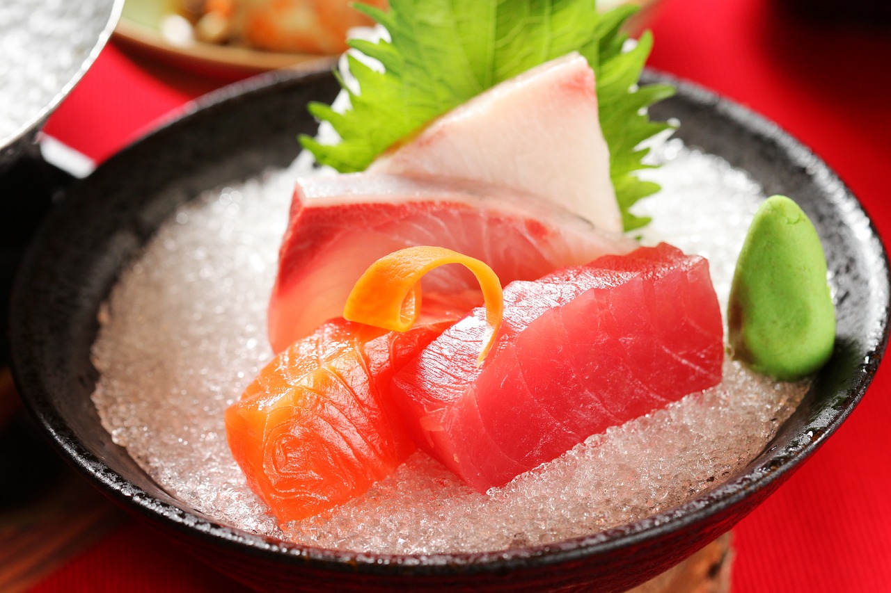 Image - raw fish slice japan care delicious