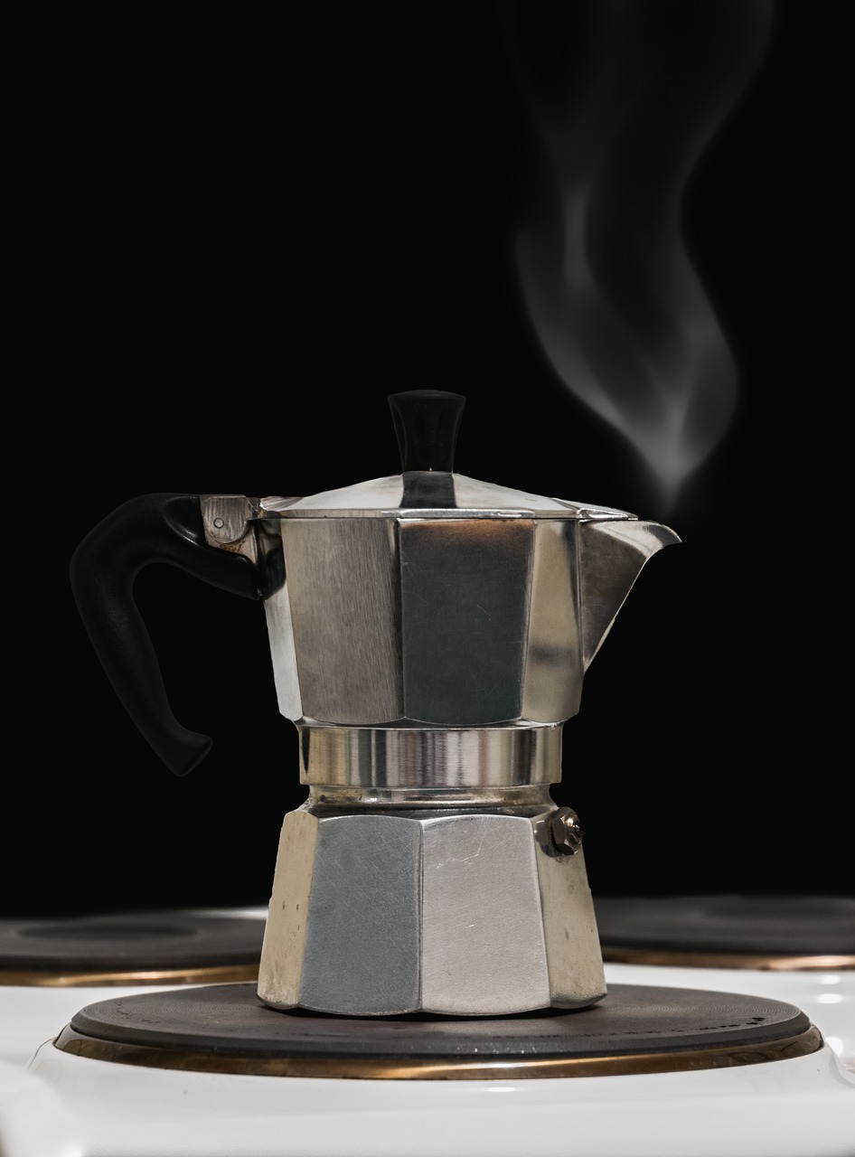 Image - tea coffee smoke steam heiss