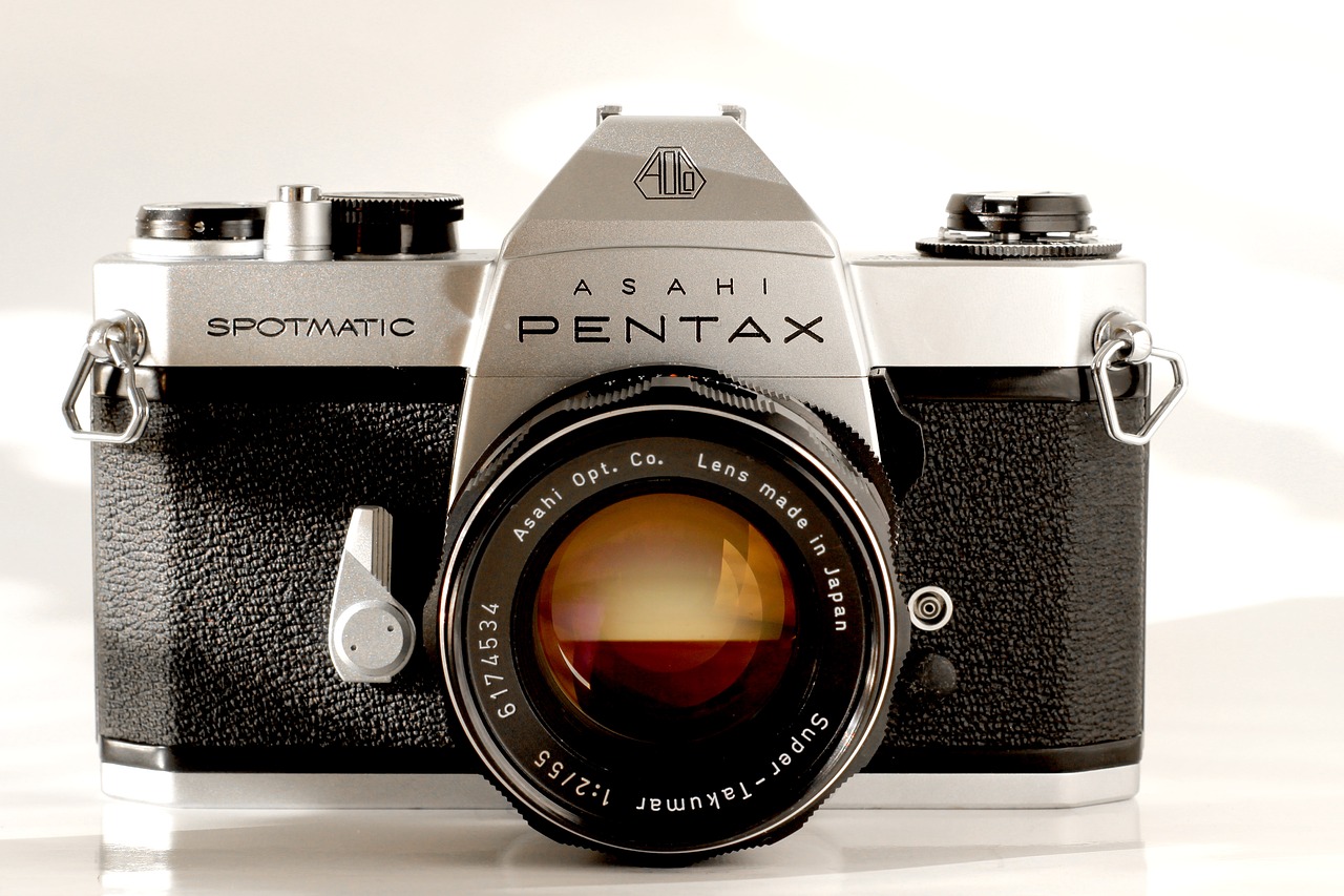 Image - camera analog pentax lenses old