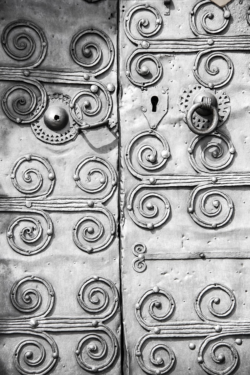 Image - door iron gate old door forging