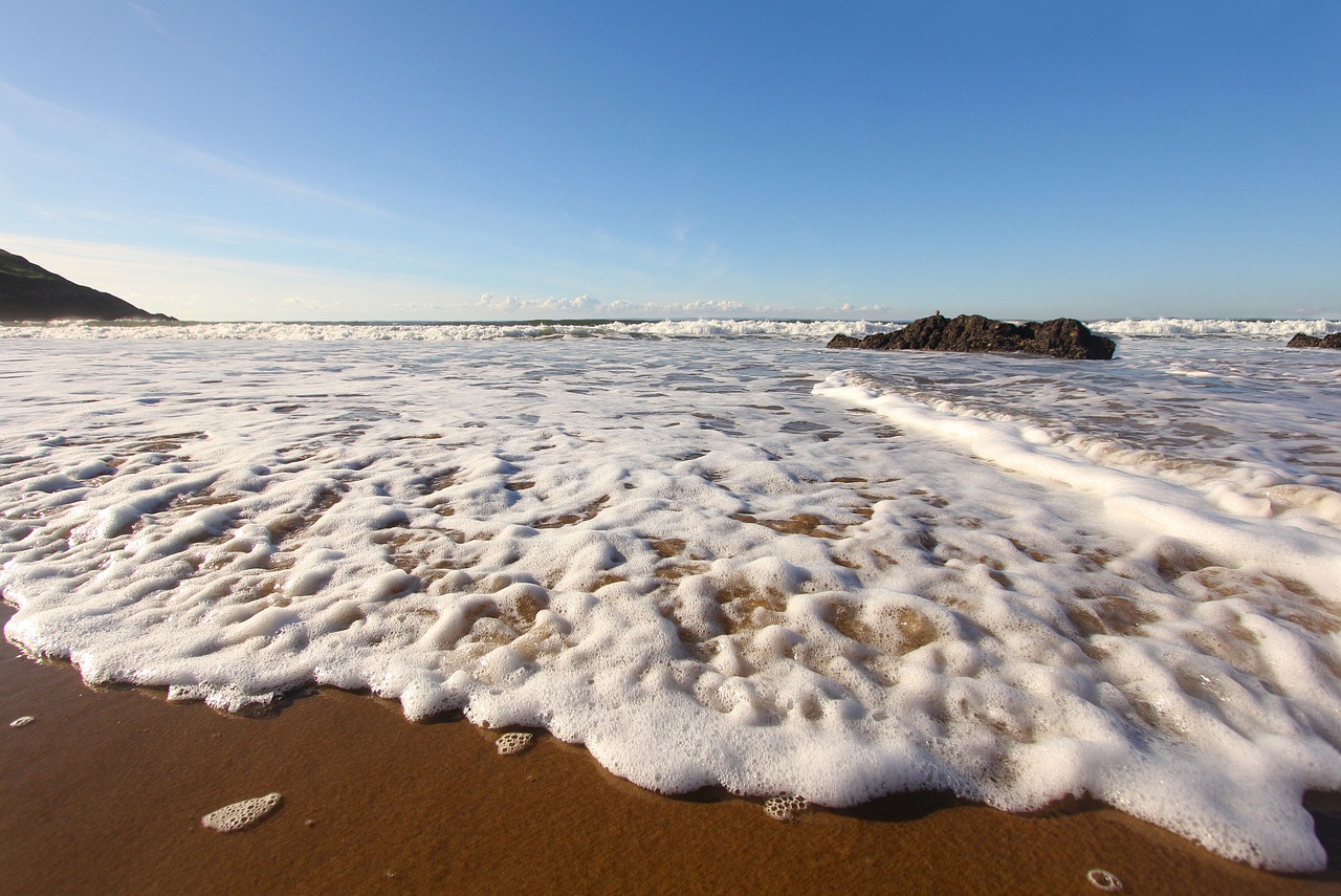 Image - ocean beach coast wales