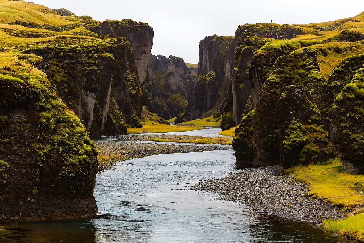 Image - iceland landscape stream water
