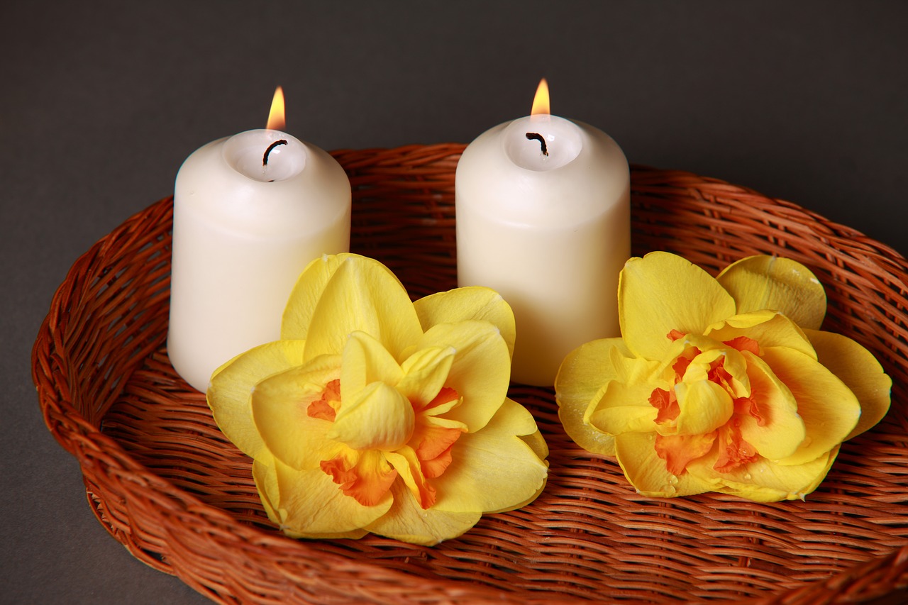 Image - candle flower decoration deco