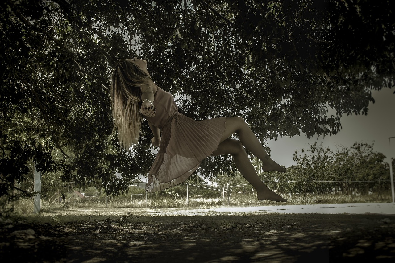 Image - women levitation in the air