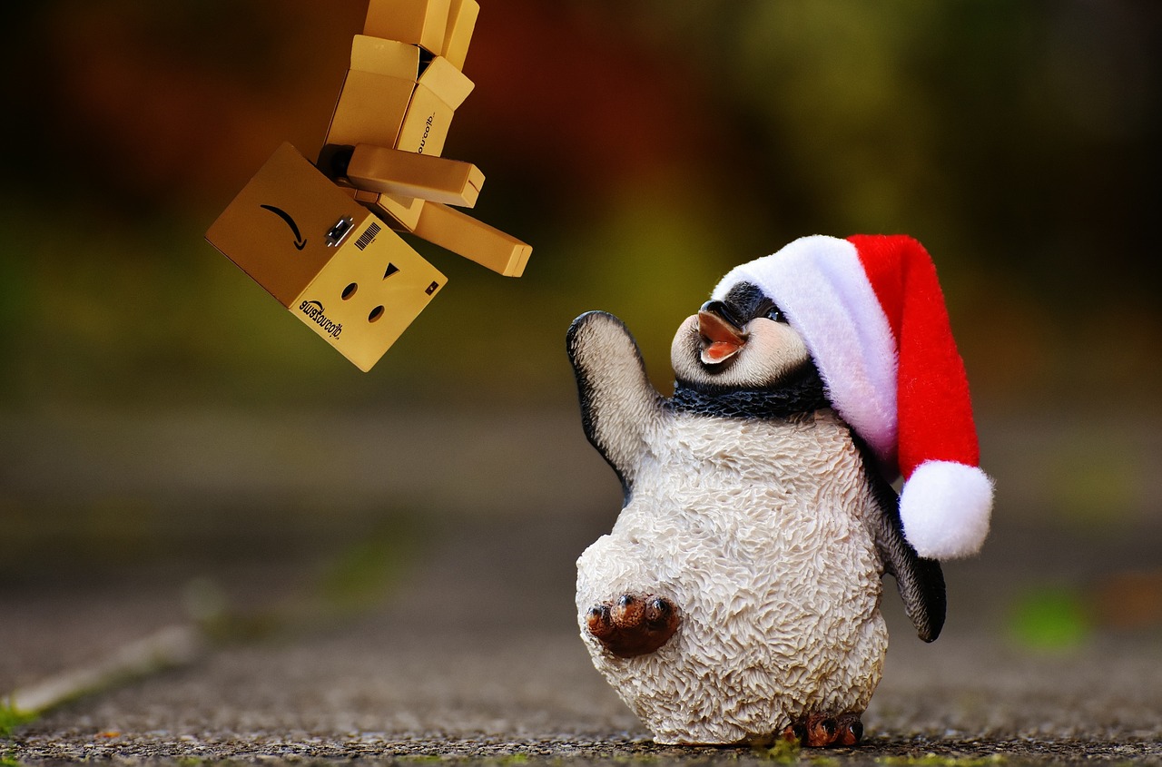 Image - penguin danbo figure christmas