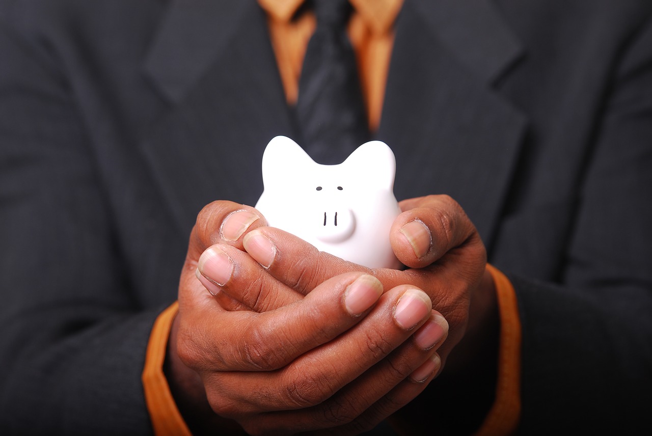 Image - money savings piggy white