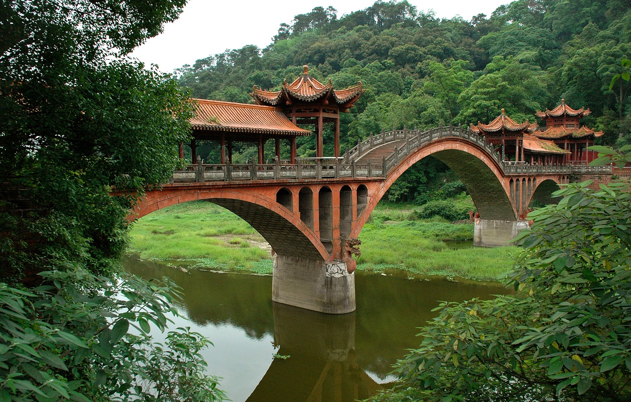 Image - bridge leshan china architecture