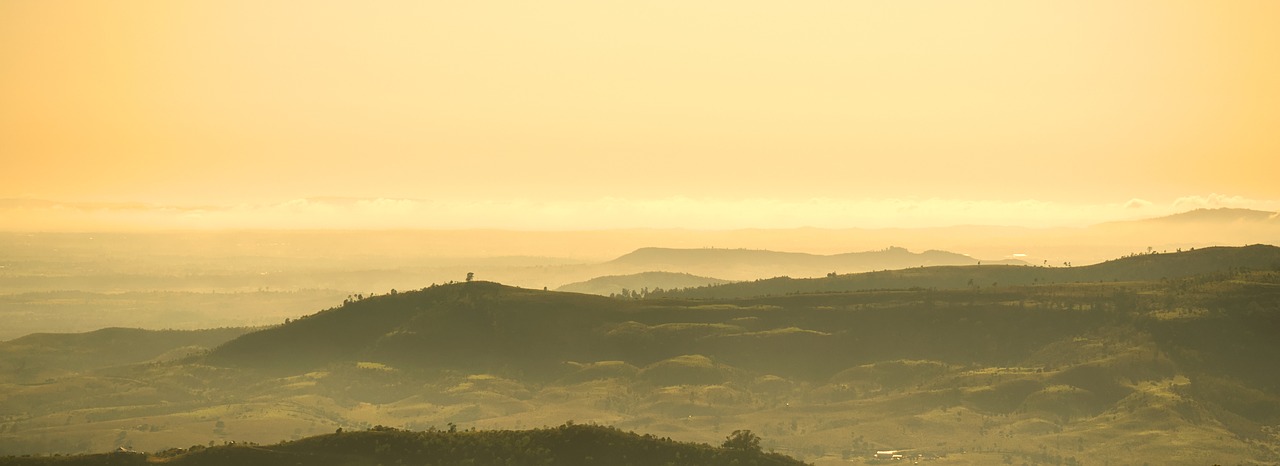 Image - landscapes warm sunrise nature