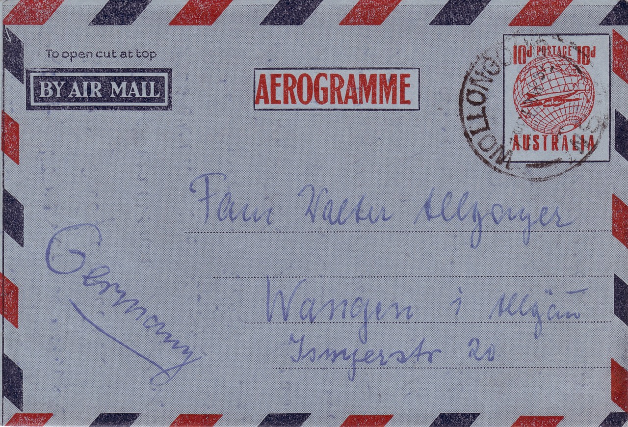 Image - letters air mail envelope aerograms