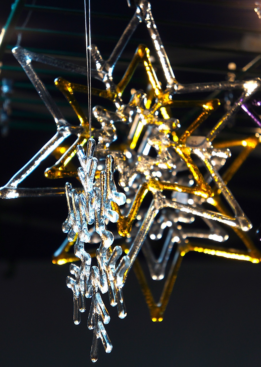 Image - star glass art fusing advent