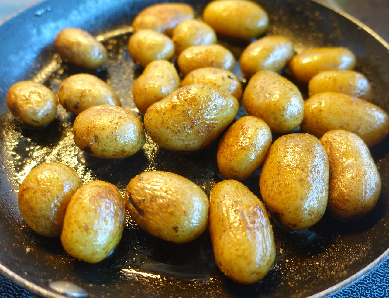 Image - potatoes small potatoes fried