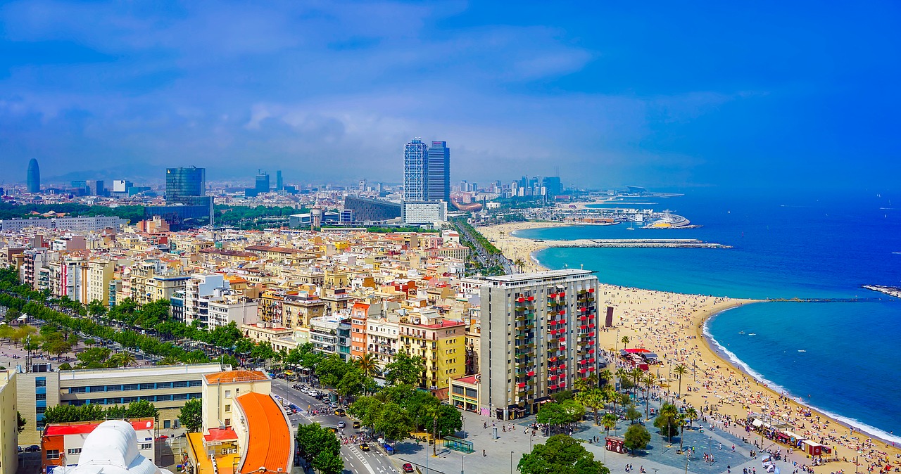 Image - barcelona spain city urban skyline