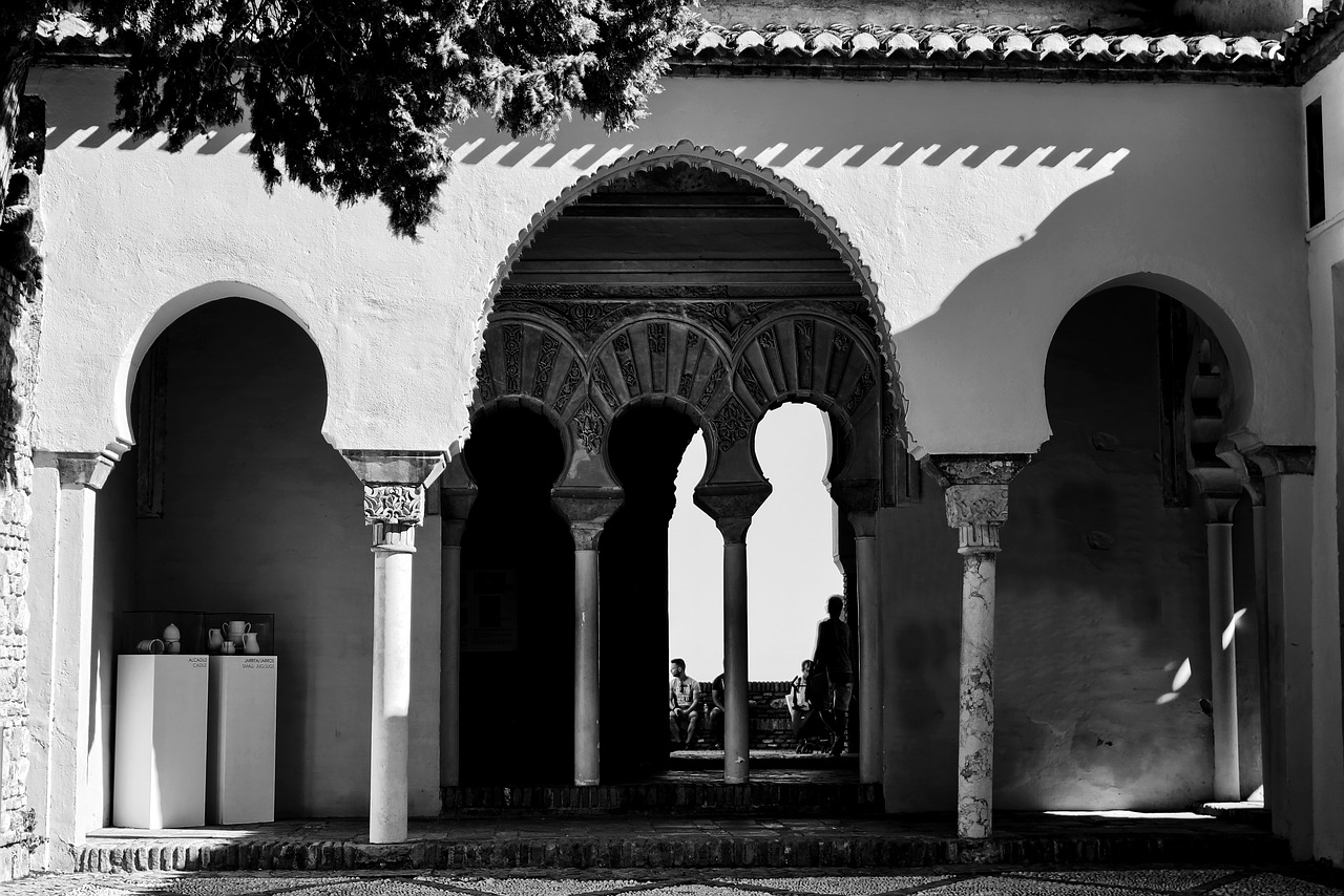 Image - alcazaba arabic arches architecture