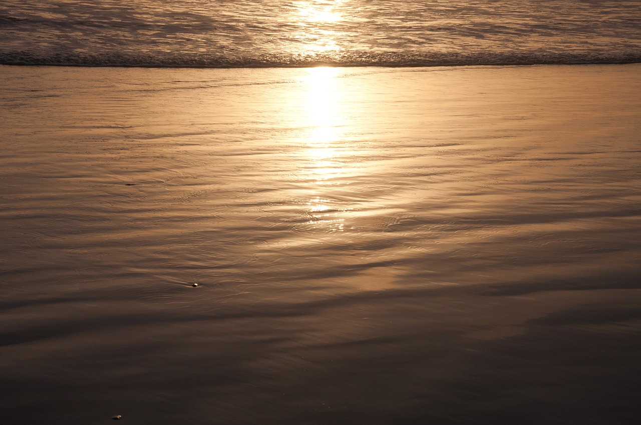 Image - beach sunset pismo california