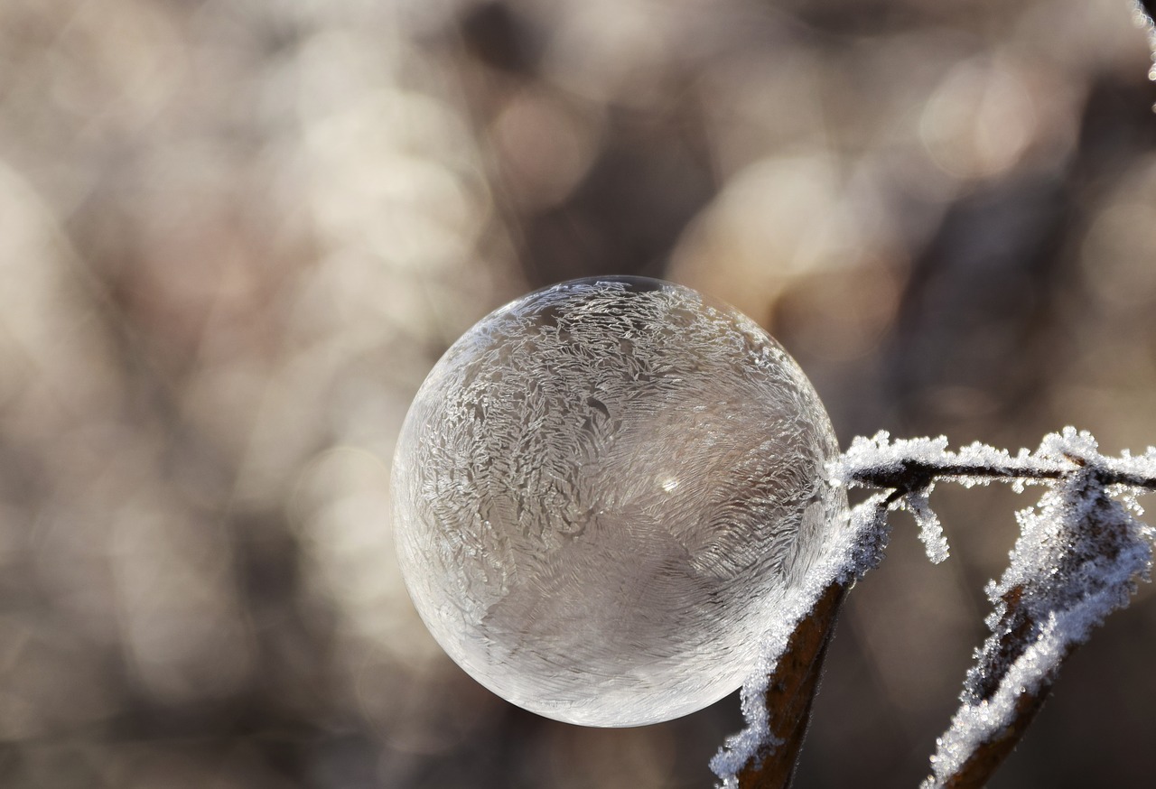 Image - bubble soap bubble ball frost