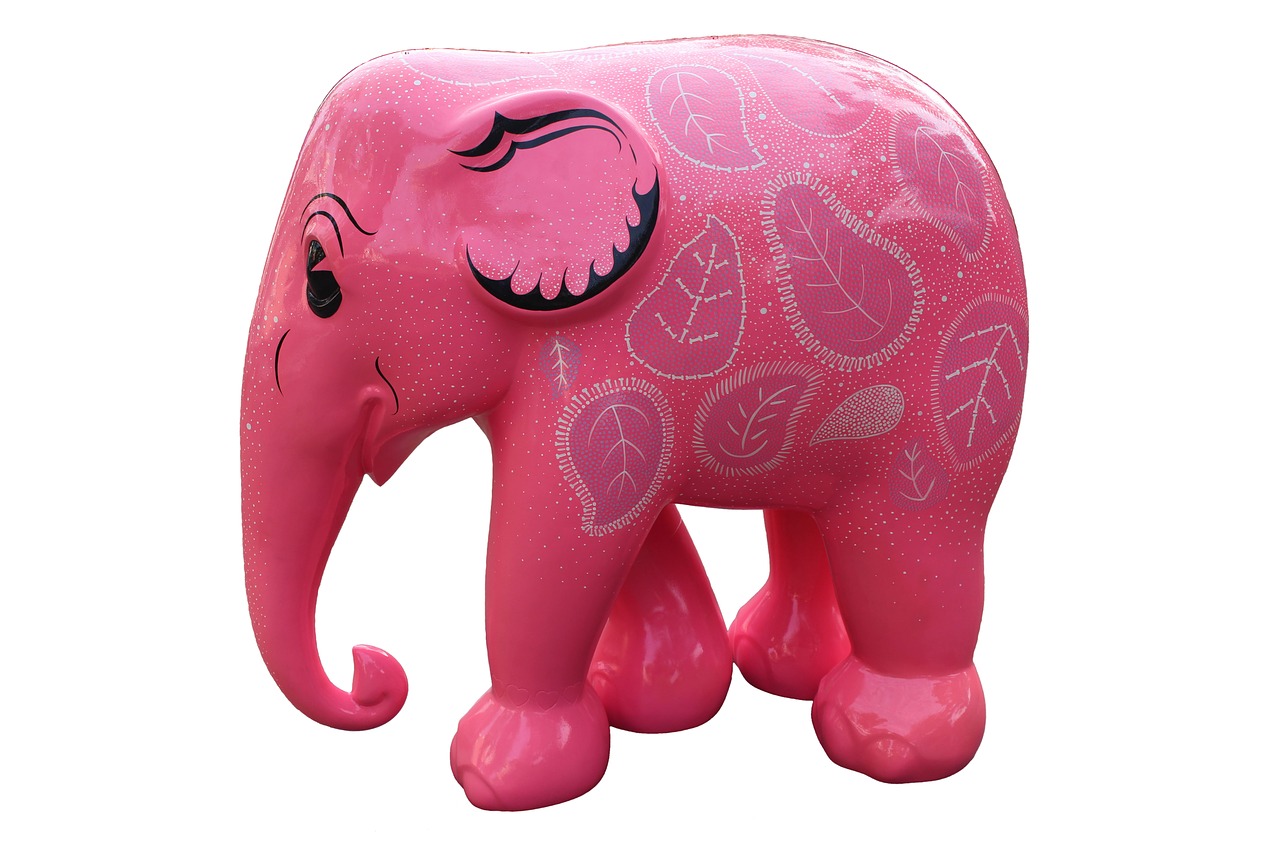 Image - pink elephant elephant pink animal