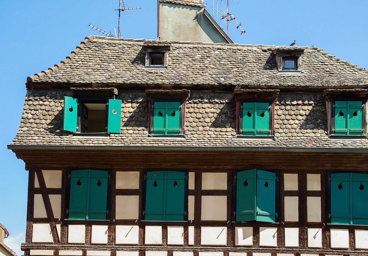 Image - alsace strasbourg timbered house