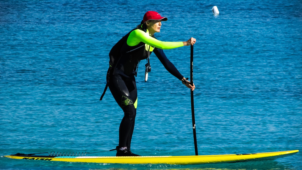 Image - paddleboarding sport paddle board