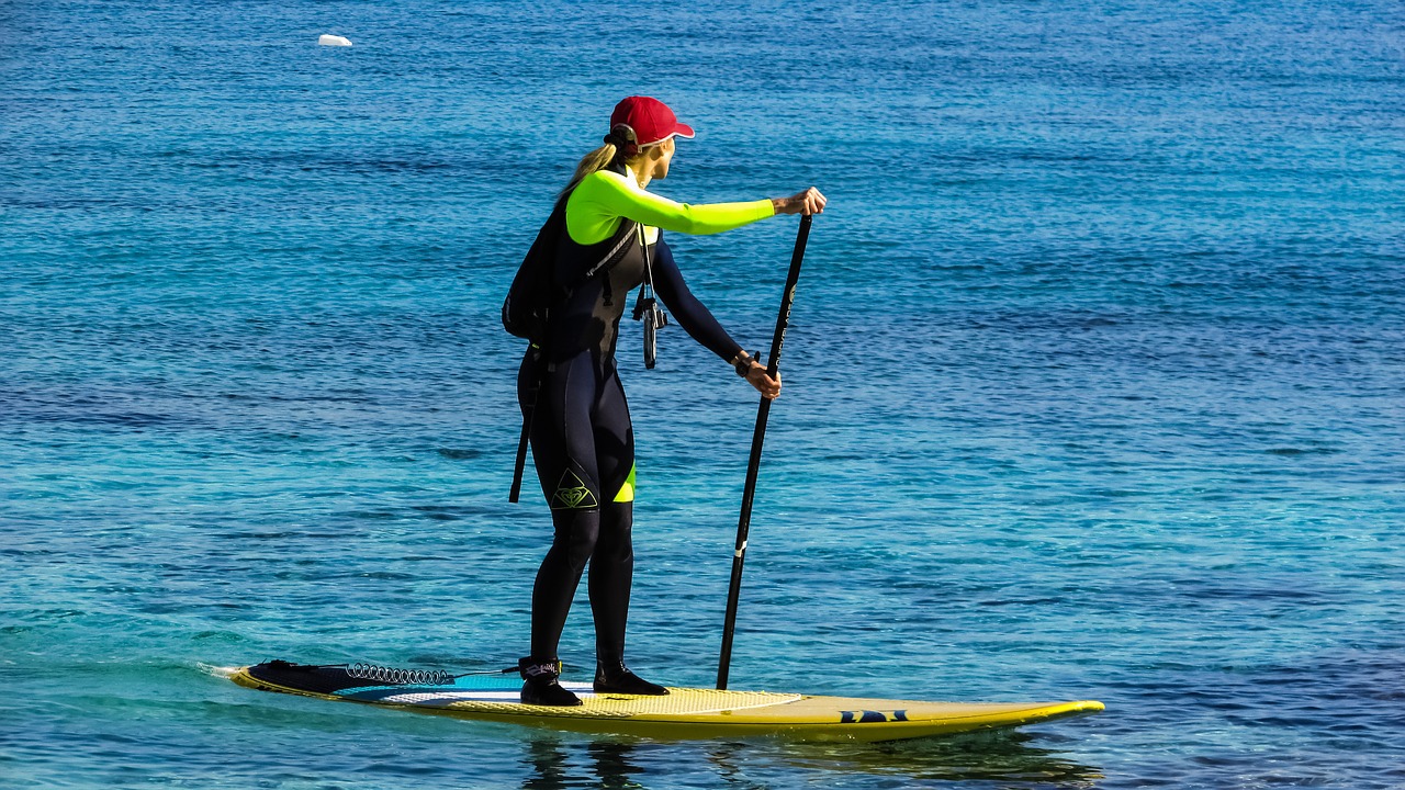 Image - paddleboarding sport paddle board