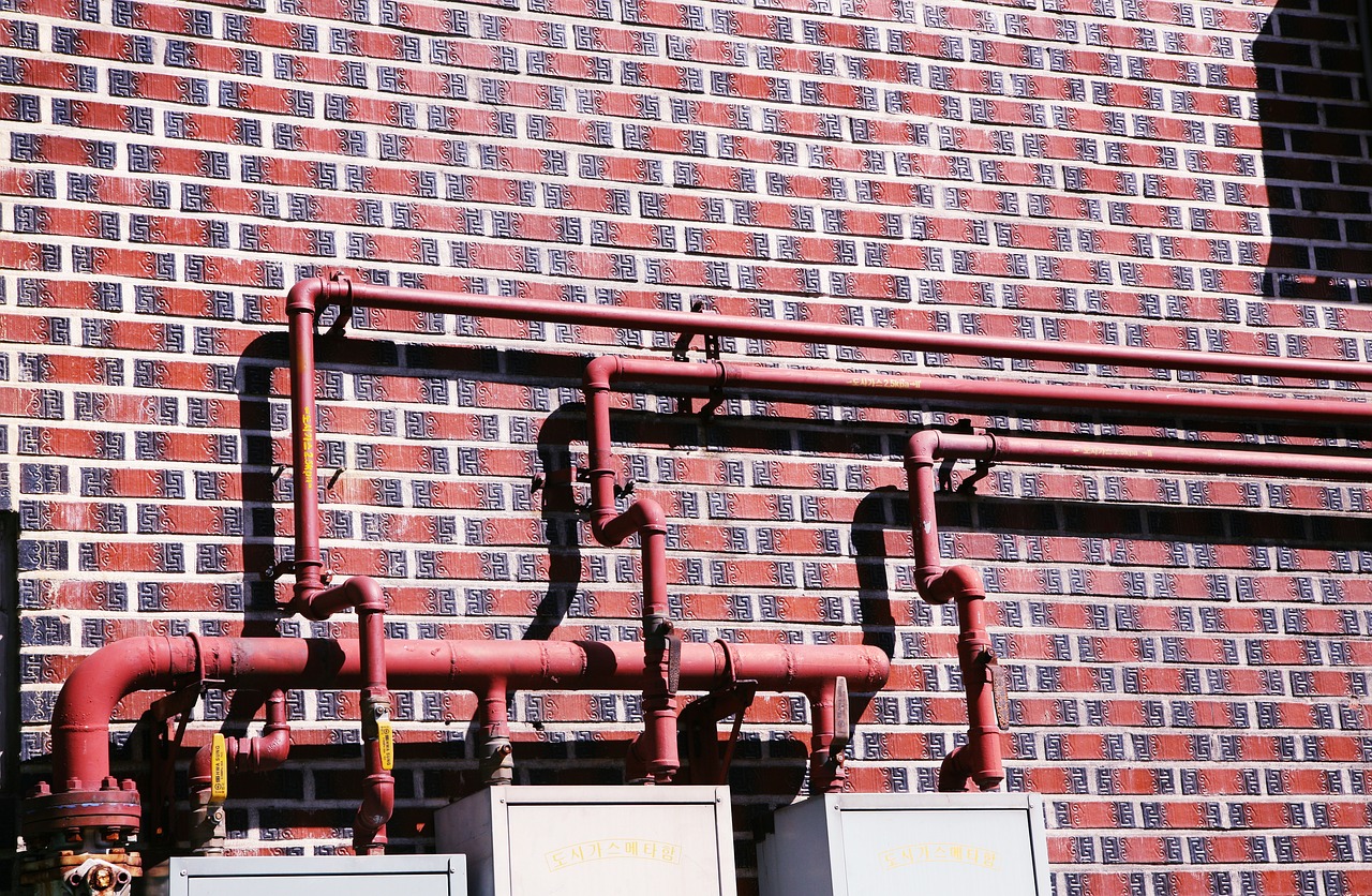 Image - iron pipes plumbing vent pipe line