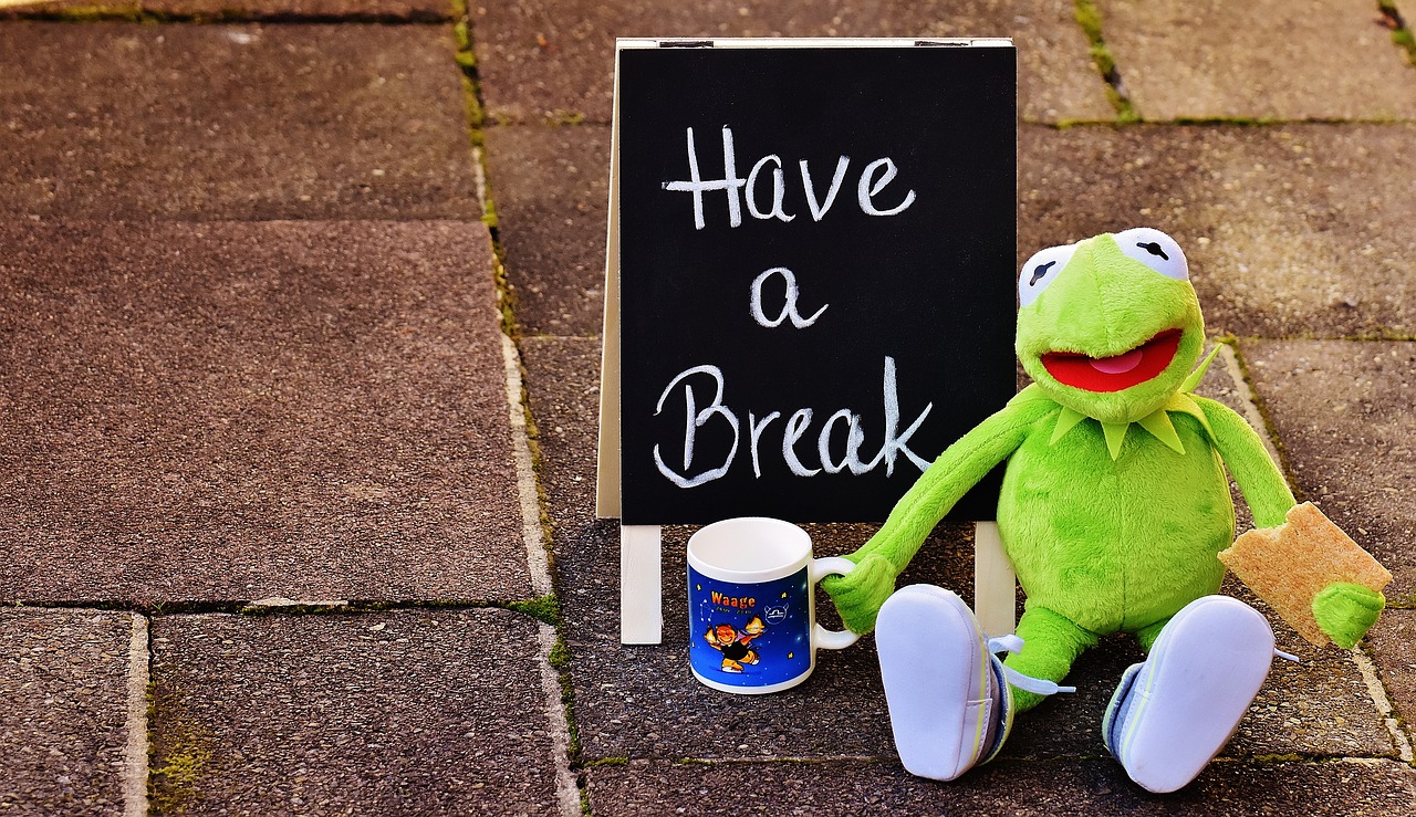 Image - kermit cup drink coffee break