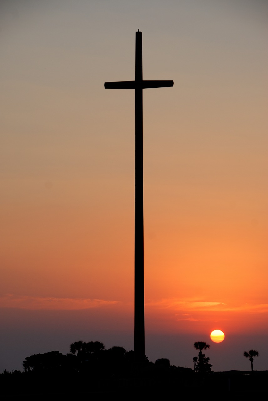 Image - great cross sunrise sky