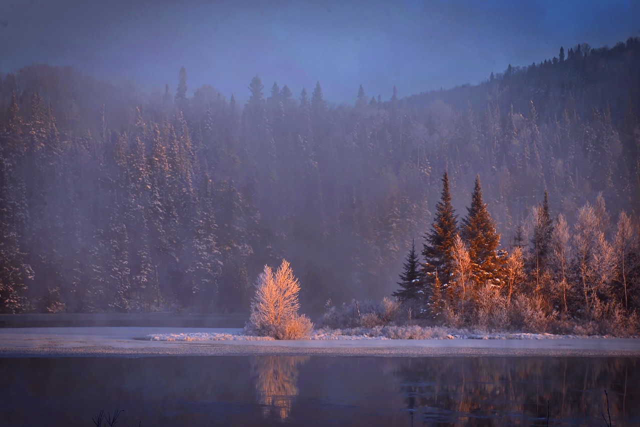 Image - winter landscape snow mountain cold