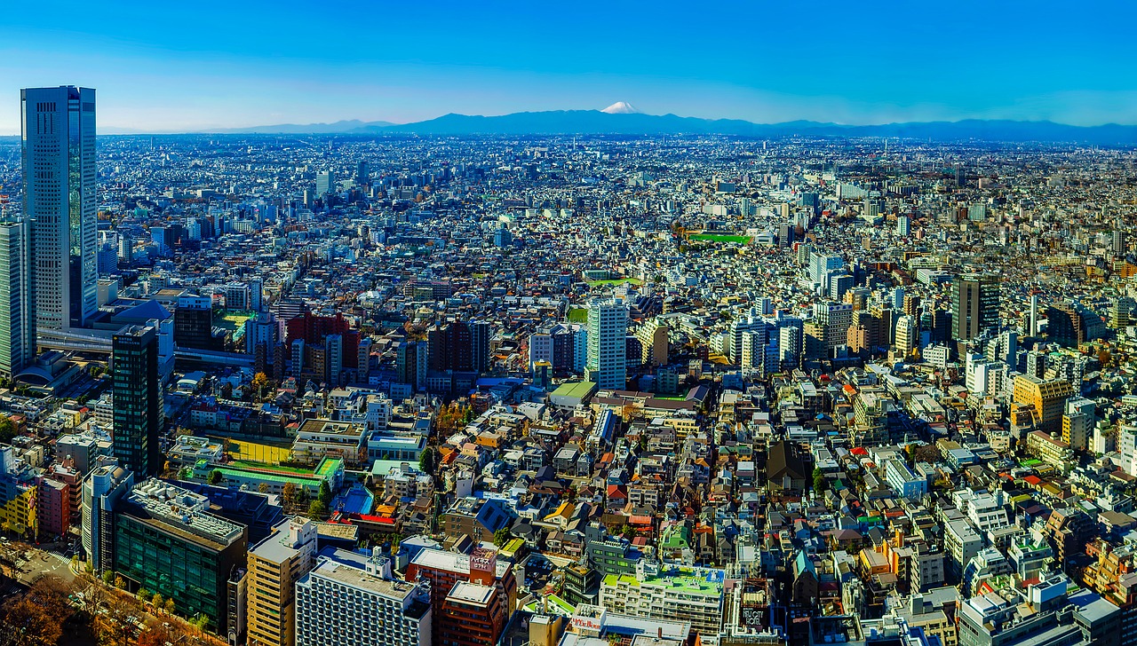 Image - tokyo japan panorama city urban