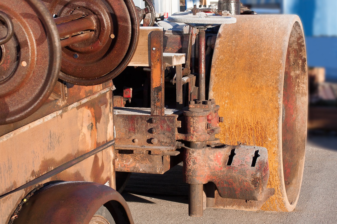 Image - steam roller road construction old