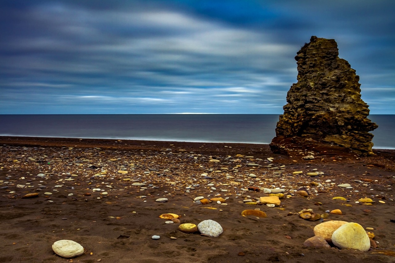 Image - rock formation beach rock sea